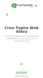 Mobile Screenshot of crearpaginaweb.org